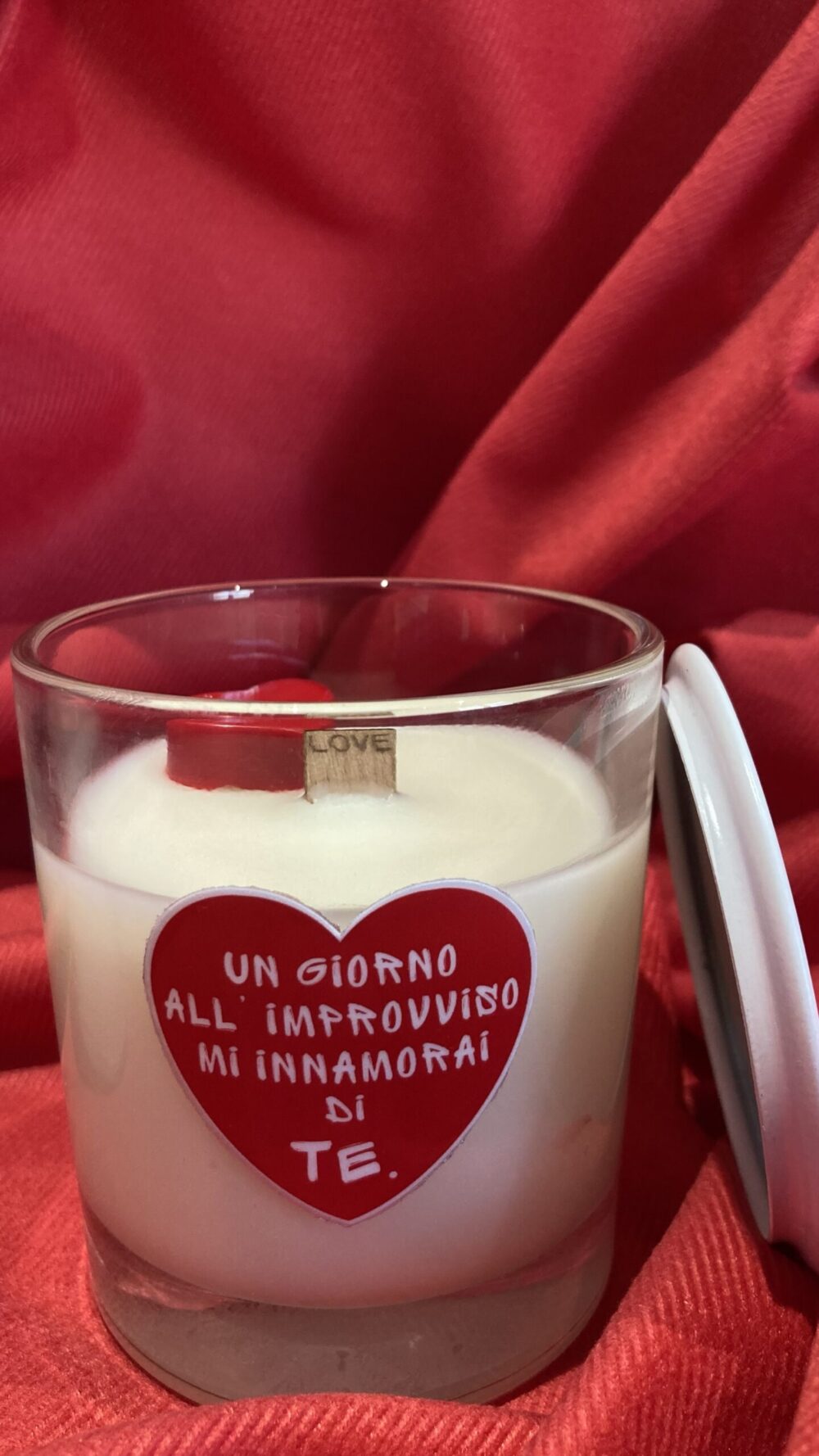 Vela Perfumada CUORICINO 210g - Limitada Dia dos Namorados