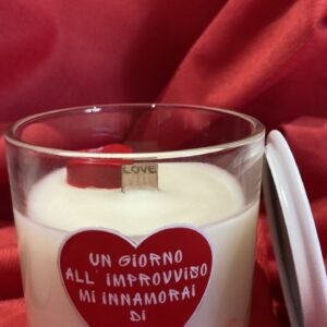 Vela Perfumada CUORICINO 210g - Limitada Dia dos Namorados