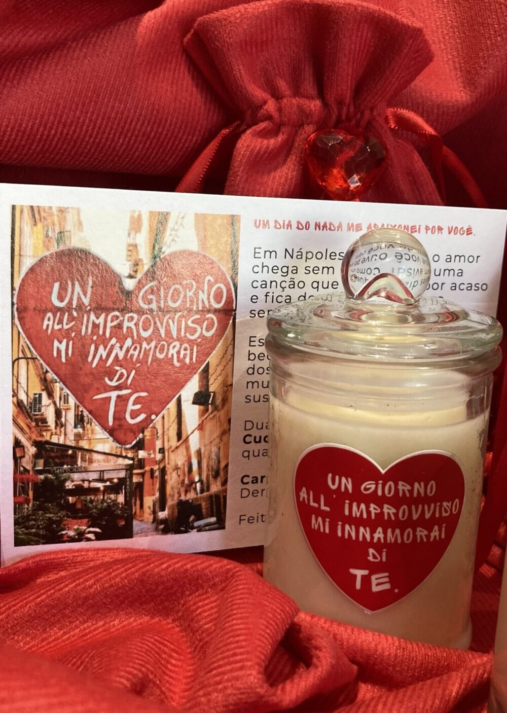 Vela de Massagem CAREZZA - Limitada Dia dos Namorados