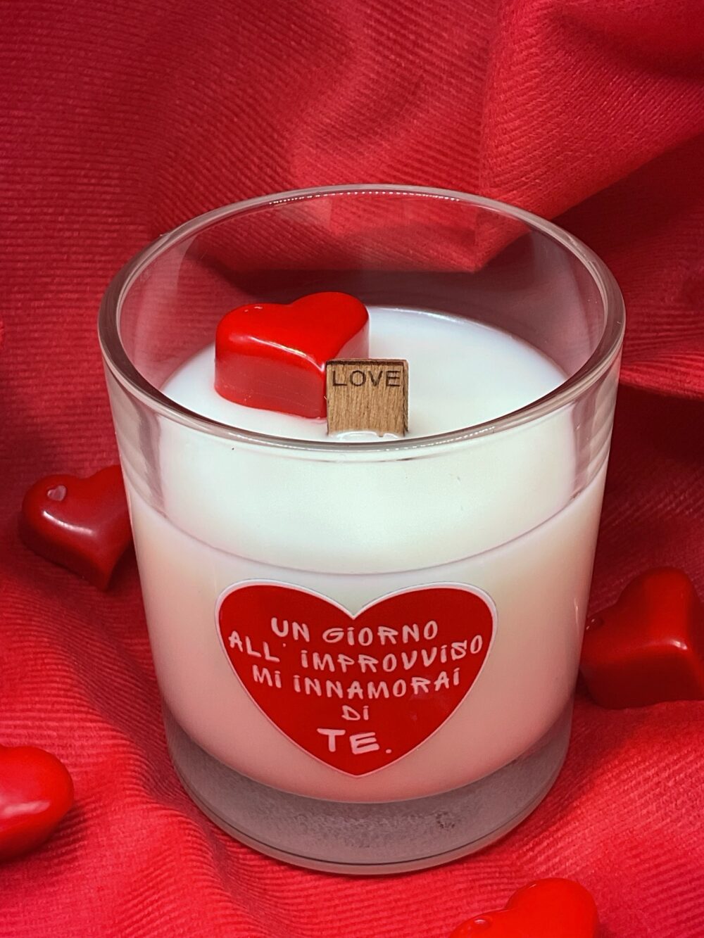 Vela Perfumada CUORICINO 210g - Limitada Dia dos Namorados