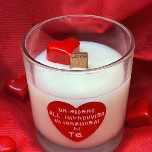 Vela Perfumada CUORICINO 210g - Limitada Dia dos Namorados